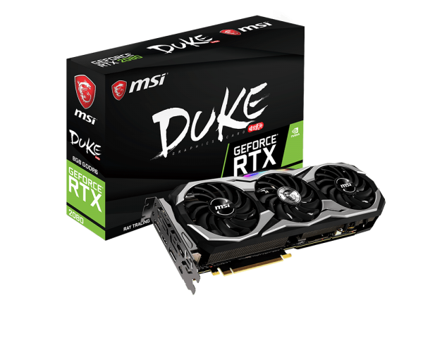 VGA MSI NVIDIA&#174; GeForce&#174; RTX 2080 with 8GB GDDR6 (RTX 2080 DUKE 8G OC) _1118KT